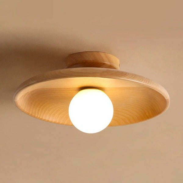 Ondiepe Komvormige Plafondlamp - plafondlamp - sfeerbeeld
