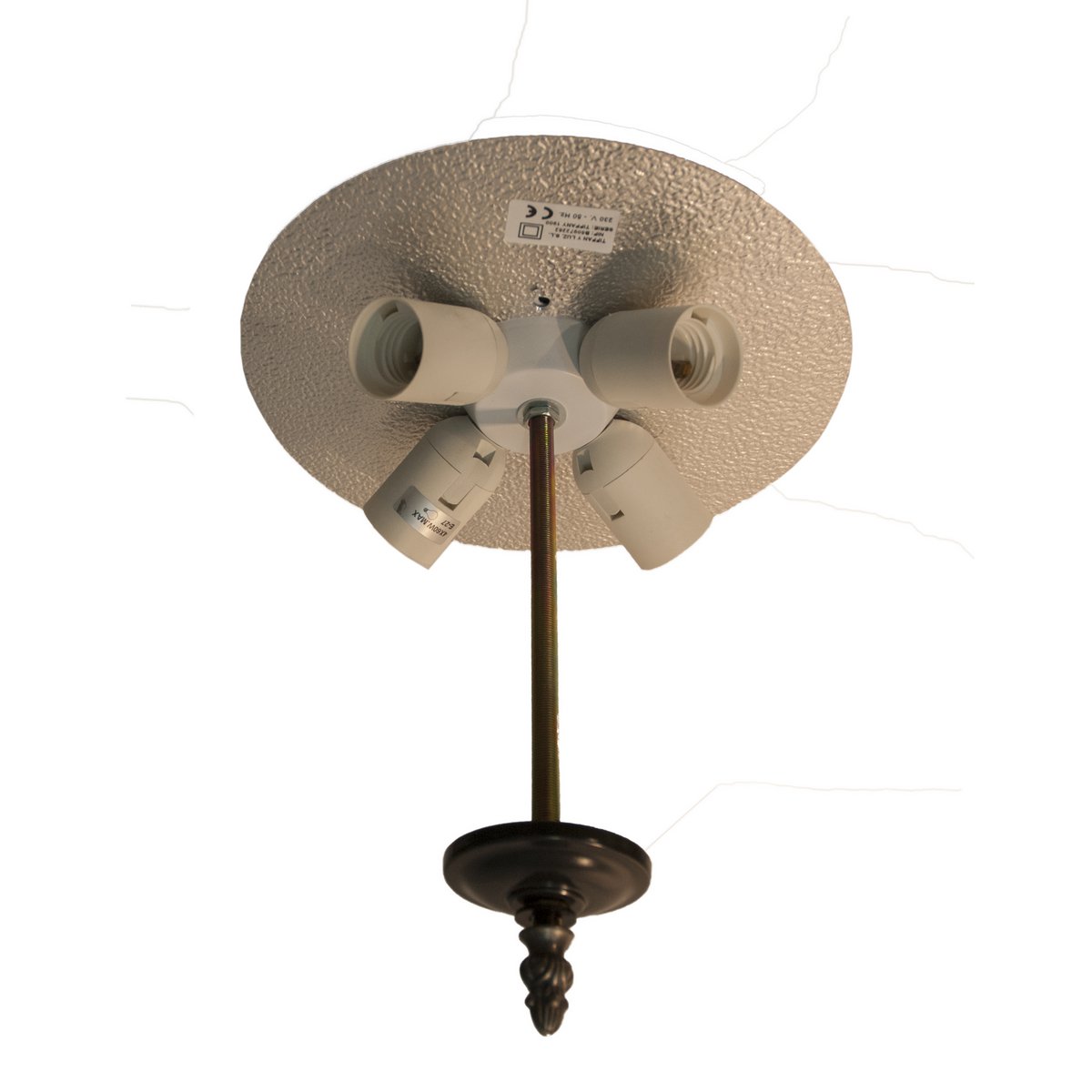 Alexandra Lighting - Plafondarmatuur Bevestigd Aan Het Plafond Met Tiffany Lampenkap Diameter 45Cm Dalí Serie - plafondlamp -
