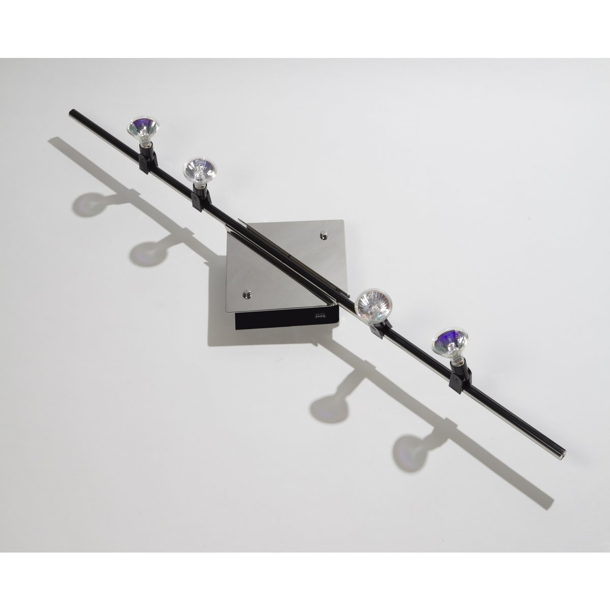 Betec Leuchten Manufactur - Galaxis-Line Rail Plafondlamp Led Zwart-Goud 1M - wandlampen