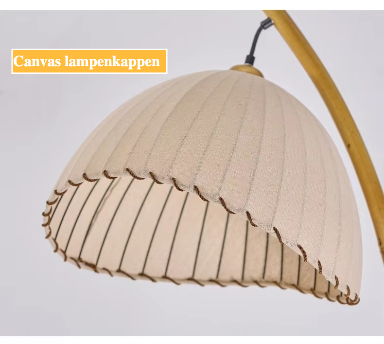 ZenGlow Wabi-Sabi LED Vloerlamp – Scandinavisch Minimalisme & Japans Design voor een Rustgevende Sfeer - vloerlampen - close-