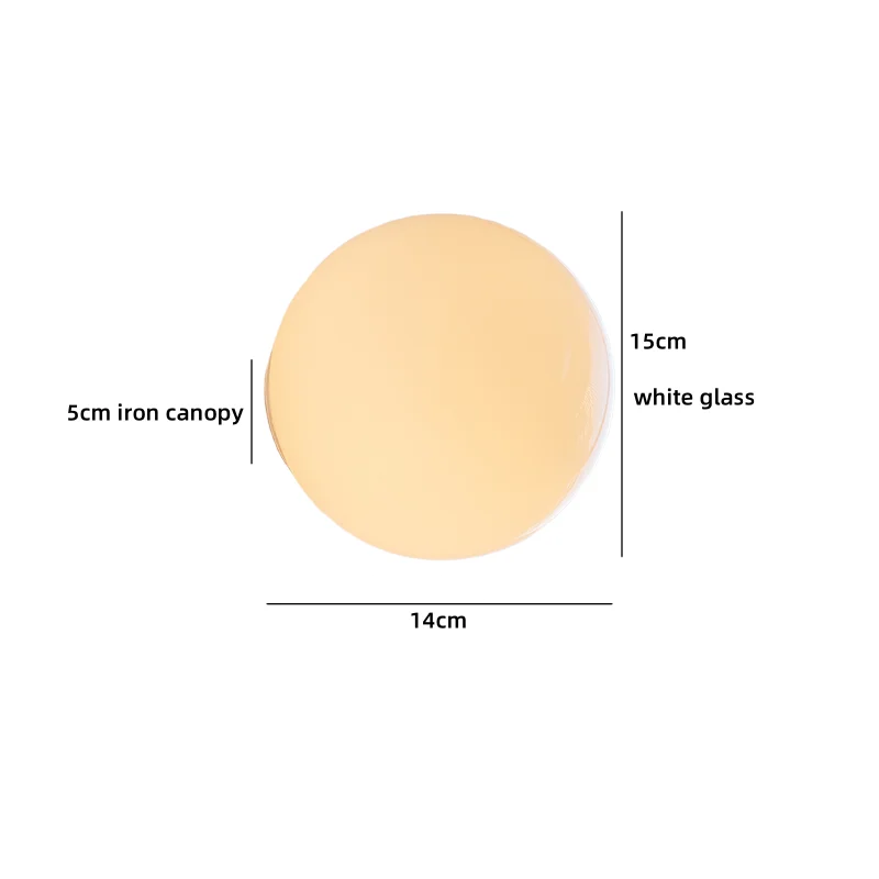 LumoSphere Witte Glasbol LED Wandlamp - wandlamp - materiaaldetail