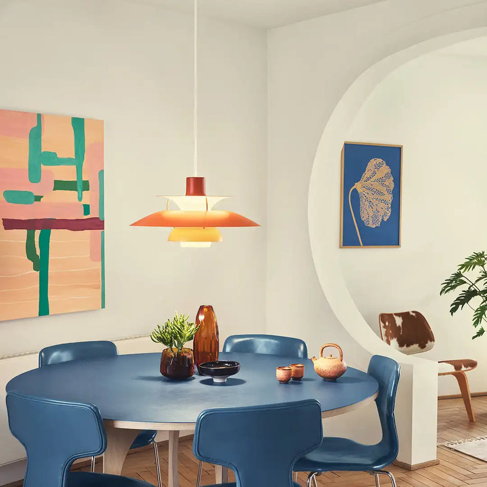 Marius Glazen Luxe Plafondlamp Voor Boven De Eettafel - plafondlamp - zijaanzicht