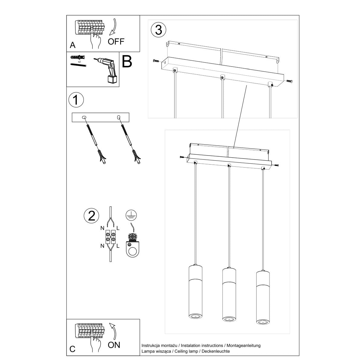 Lightinup SRL - Zane Hanglamp Grijs - hanglampen - in de kamer