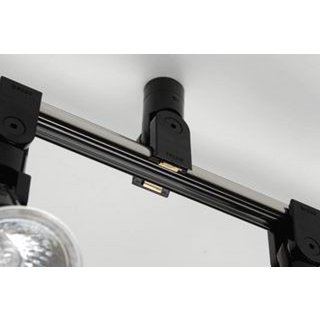 Betec Leuchten Manufactur - Galaxis-Line Rail Plafondlamp Led Zwart-Goud 1M - wandlampen - sfeerbeeld