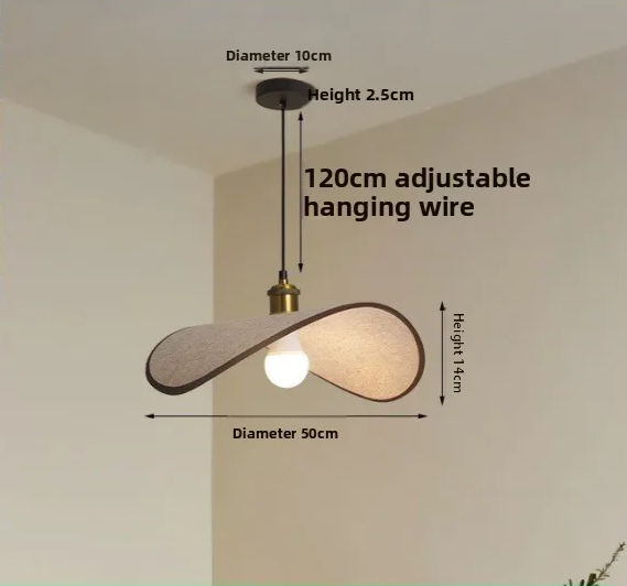 ZenAura Wabi-Sabi Strohoed Hanglamp - hanglampen - sfeerbeeld