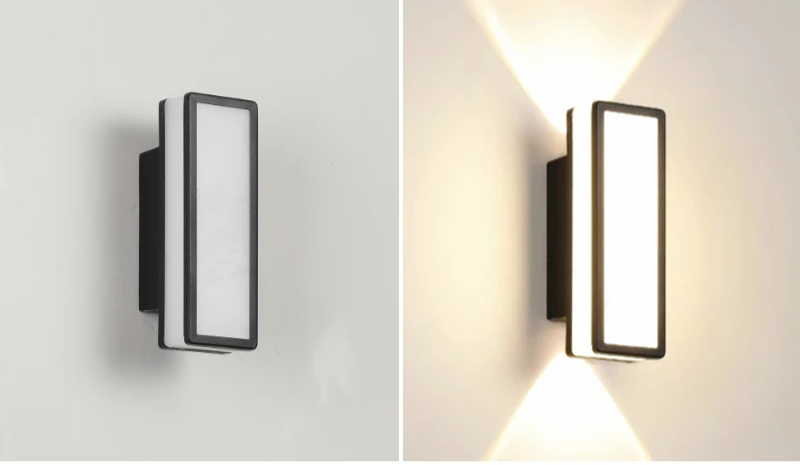 NordiLux LED Wandlamp – Waterdichte Moderne Wandverlichting voor Buiten en Binnen - wandlampen - sfeerbeeld