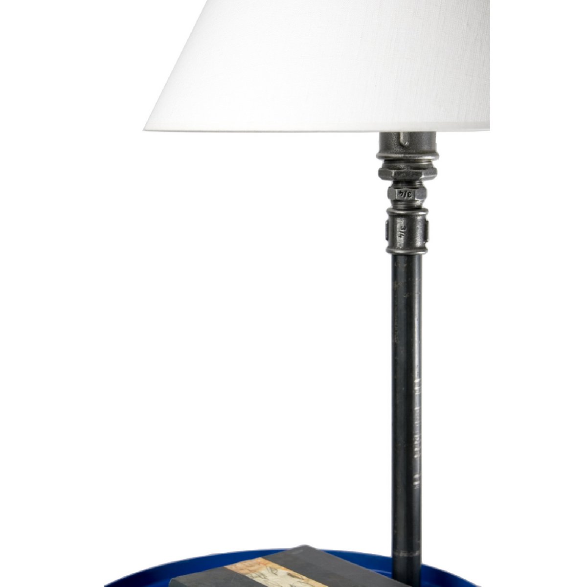 Gie El - Barrel Vloerlamp In Blauw - vloerlamp - verlicht