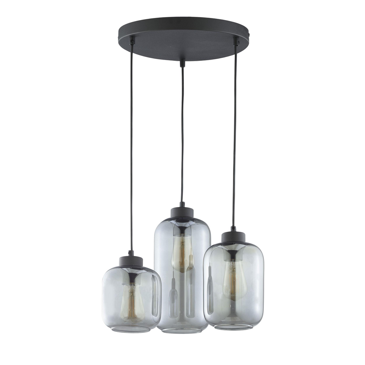 Huber Meubels - Marco Spiegel Grafiet III Hanglamp - hanglampen - sfeerbeeld