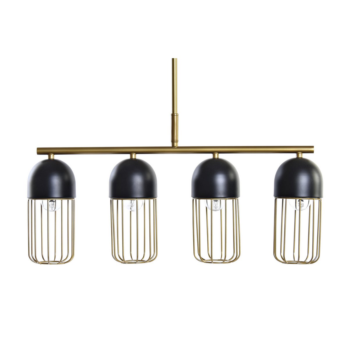 Alexandra Meti - Metalen Plafondlamp 60X11X26 Zwart - plafondlampen - sfeerbeeld