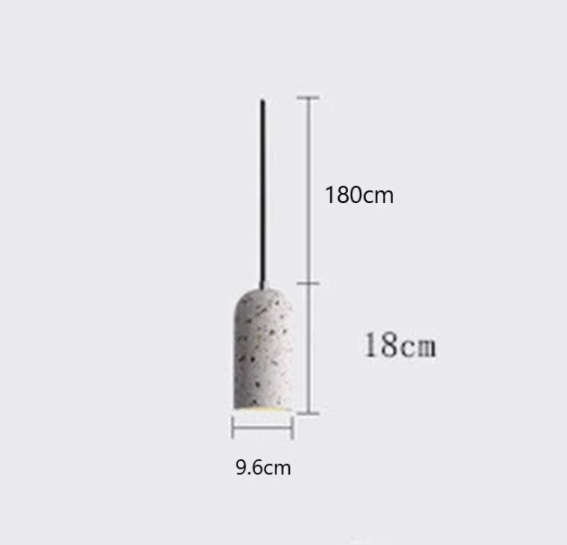 CementoLux – Handmade Cement Pendant Lamp with LED