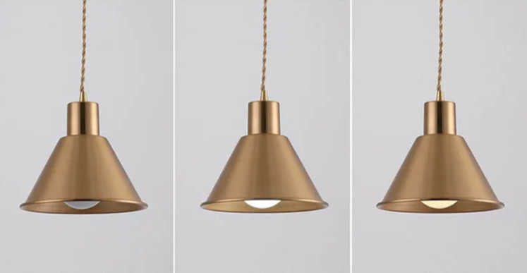 AuroraNord Goudgeplateerde Nordic Hanglamp - wandlamp - verlicht