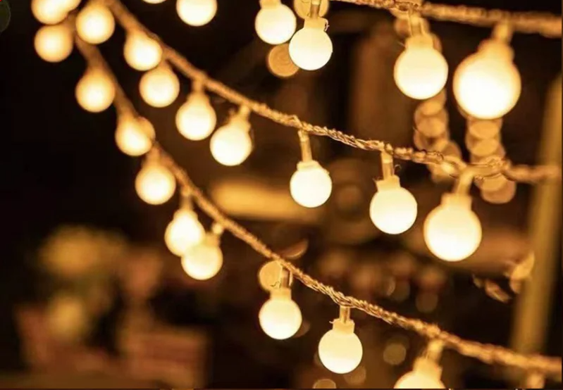 LumiGlobe 10M Kleine Bol Fairy Lights – USB/Batterij - hanglampen