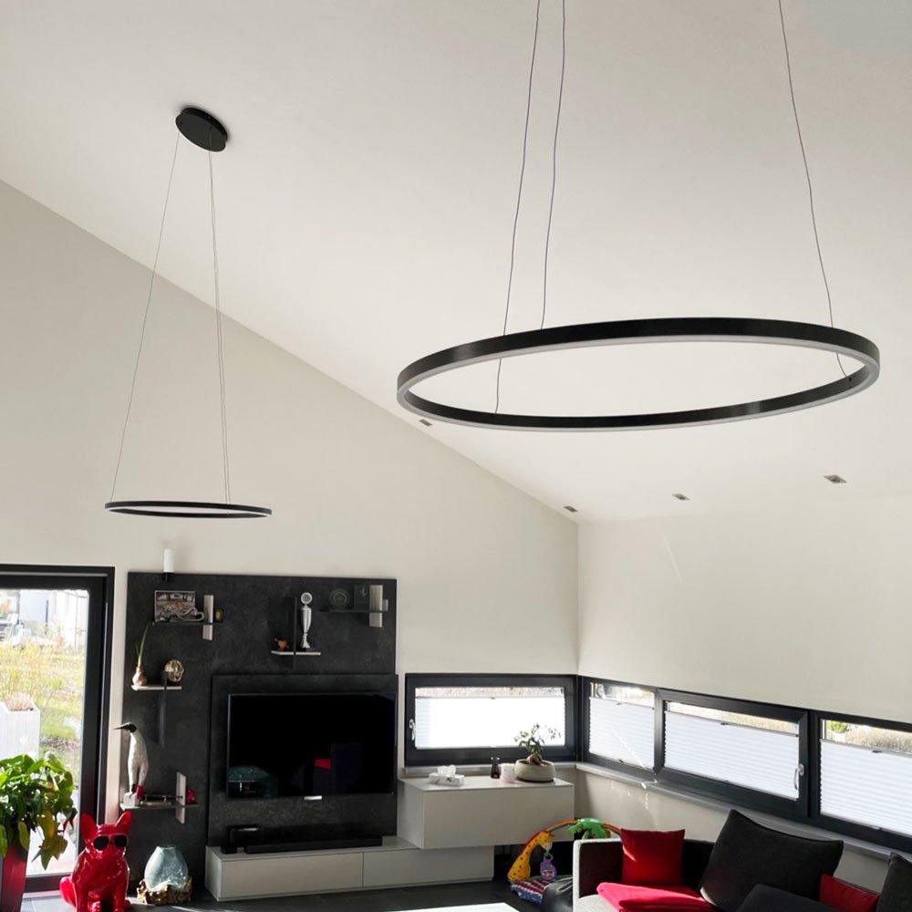 Skapetze - S.Luce Ring 80 Direct Of Indirect Led Pendelarmatuur - hanglampen - verlicht