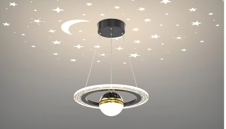 LunaNova LED Plafondlamp met Sterrenprojectie - hanglampen - detail