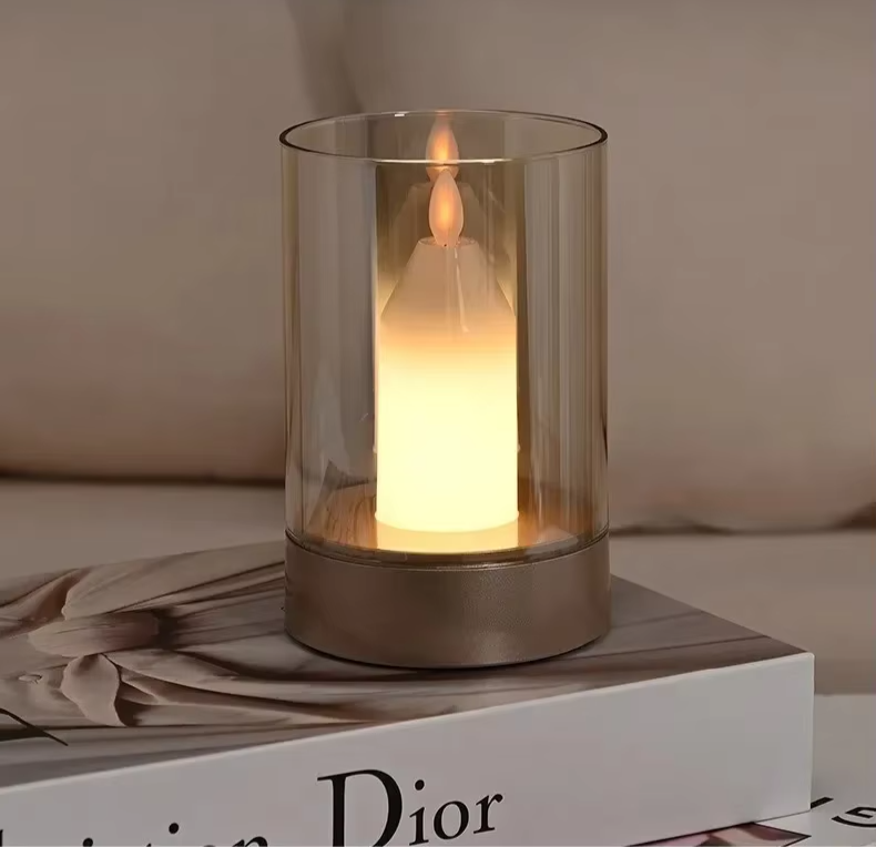 LUMAFLAME Touch LED Kaarslamp - tafellampen - gemonteerd