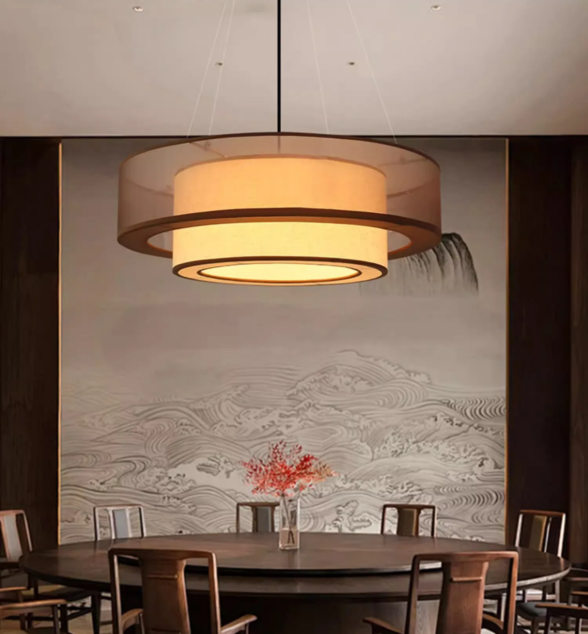 Luxe “SilkAura Moderne Hanglamp” - hanglampen - gemonteerd