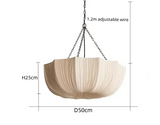 KumoWabi Japanese Wabi-Sabi Fabric Pendant Lamp