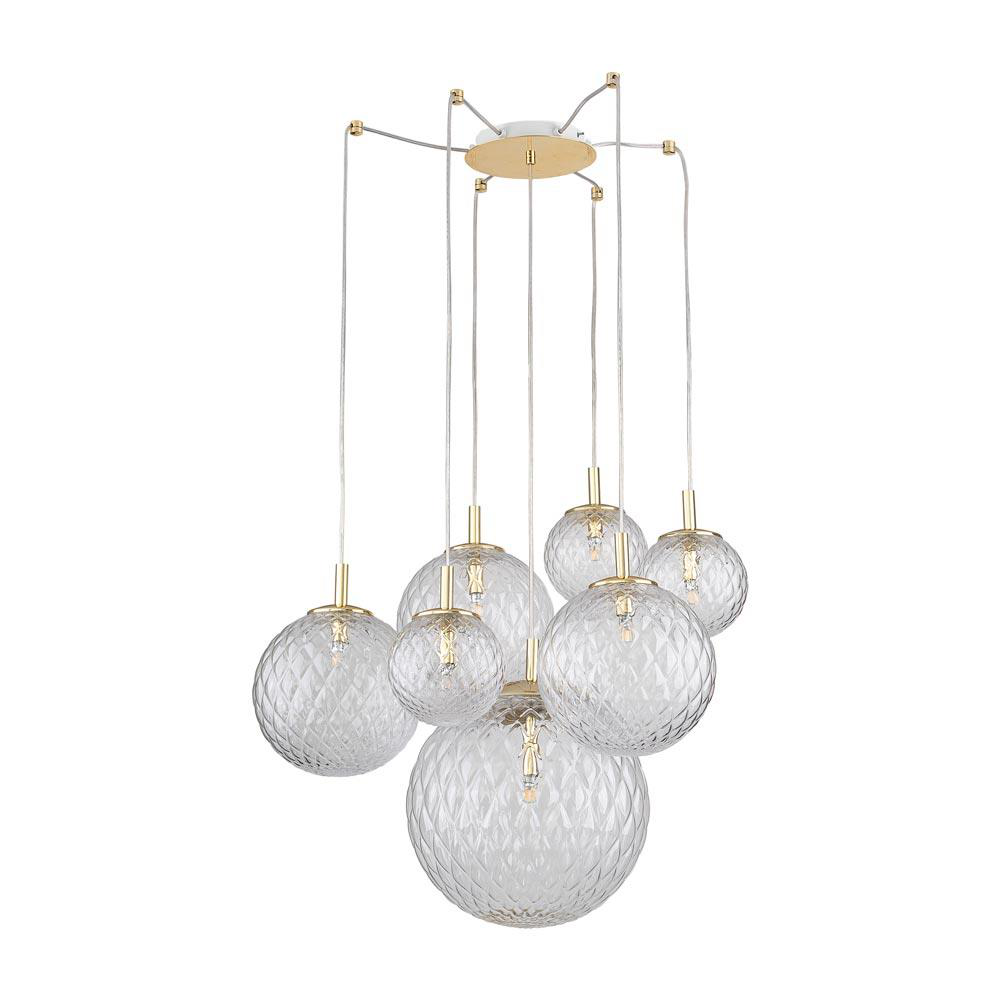 Huber Meubels - Cadix Goud VII Hanglamp - hanglampen - close-up