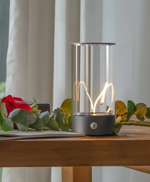 Modern Minimalistische Ademlicht Tafellamp – Draagbare Oplaadbare Touch Bedlamp & Nachtlampje - tafellampen
