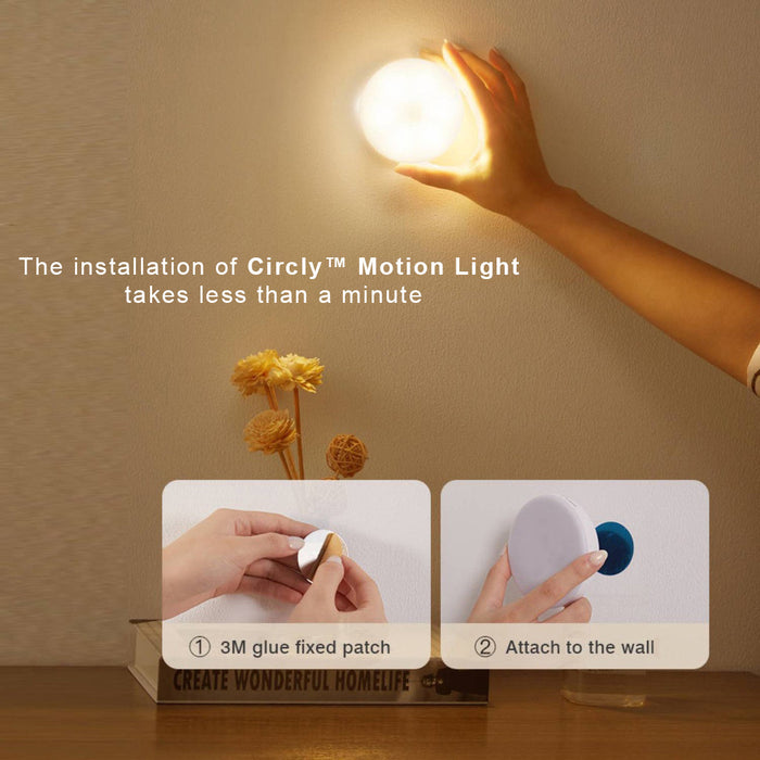 Circly Beweging Sensor Lamp - wandlampen - afmetingen
