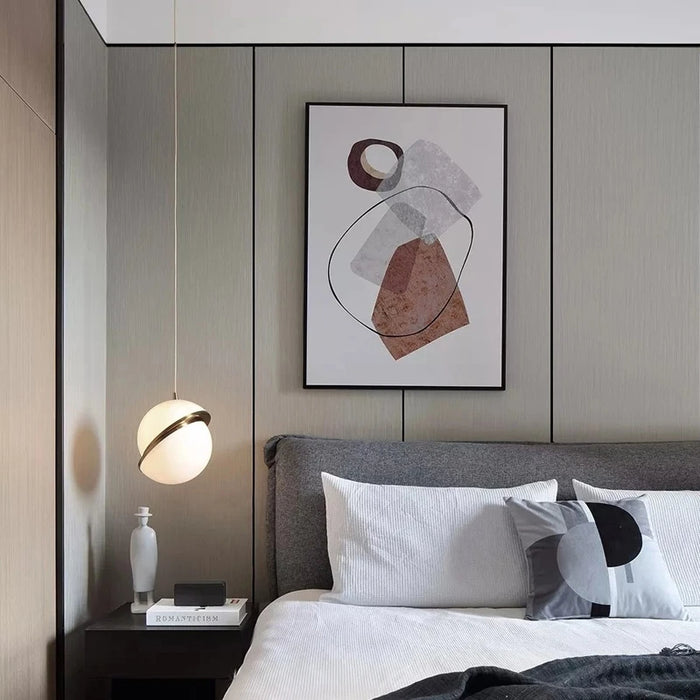 Lumaglow | Gouden Hanglamp - hanglampen - zijaanzicht