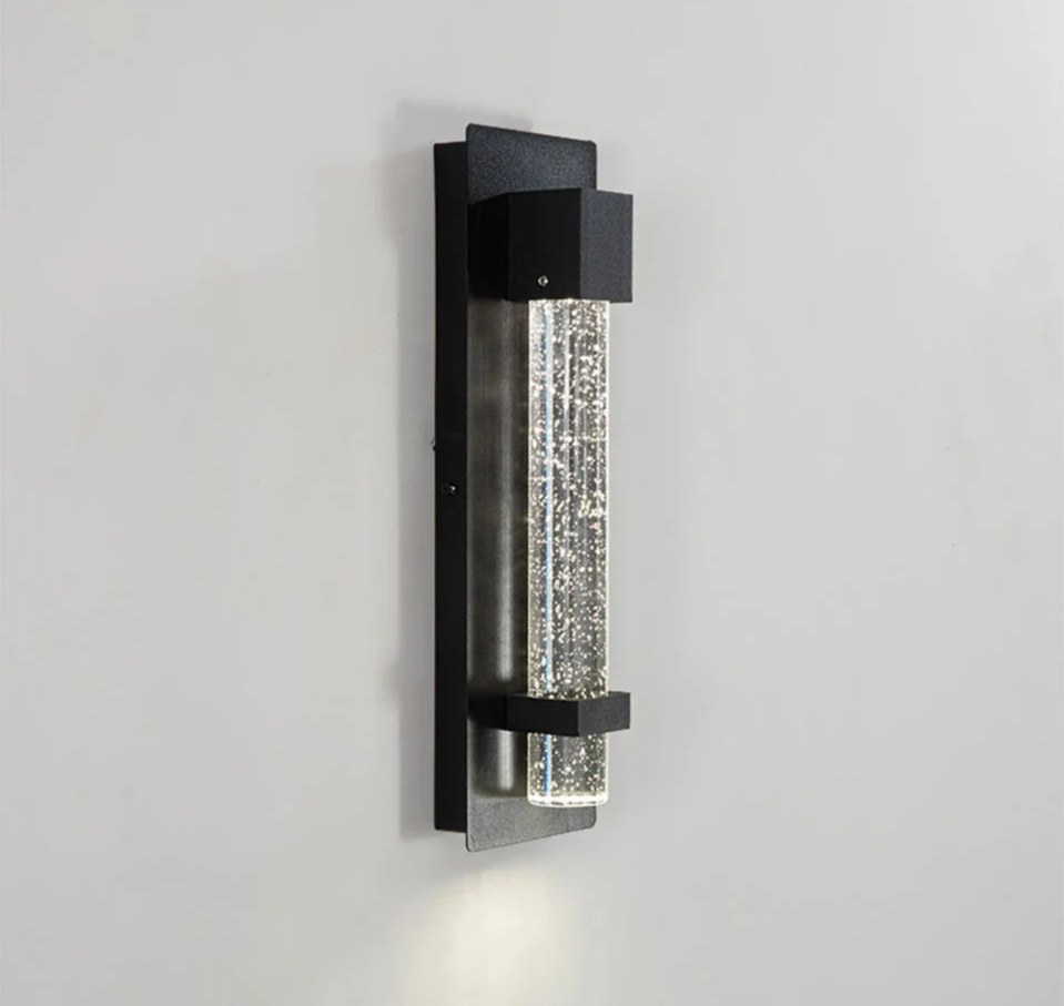 CrystalLux Buitenwandlamp – Moderne Waterdichte Wandverlichting met K9 Kristal & Anti-Roest Aluminium - buitenverlichting - s
