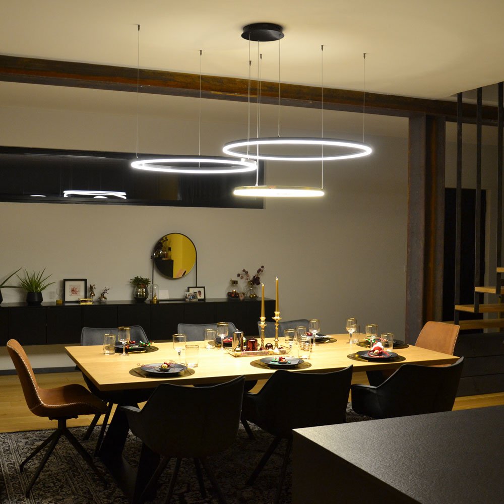 Skapetze - S.LUCE Ring 120 LED Hanglamp, Dimbaar - hanglampen - zijaanzicht