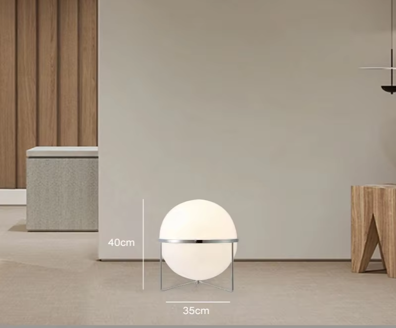 LumiSphere Art Deco LED Ball Floor Lamp