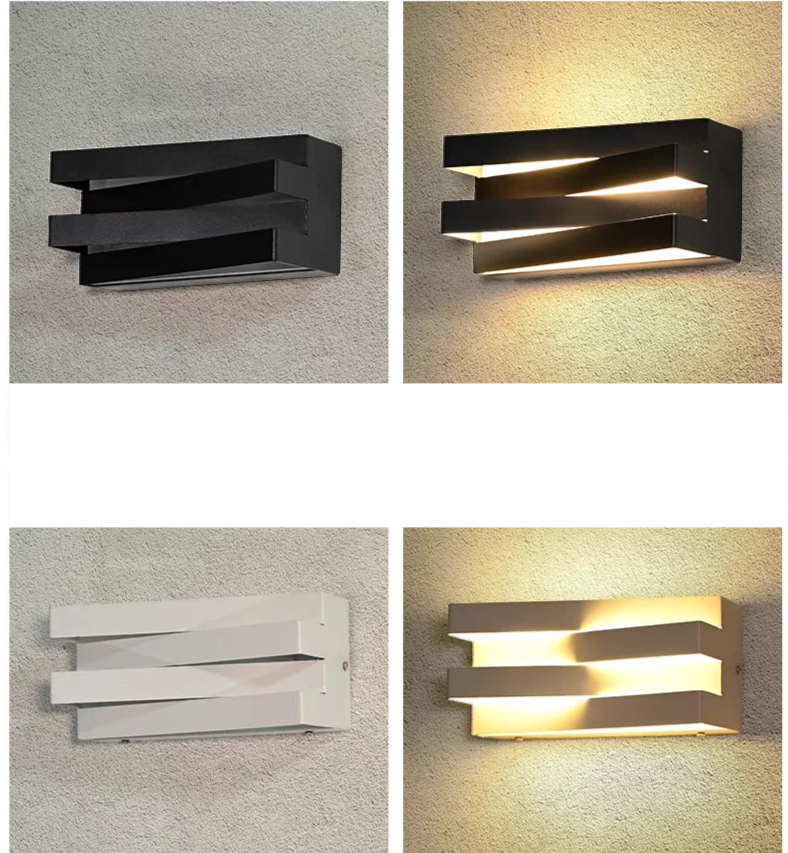 LuxGate Pro – LED Buitenwandlamp IP65 van Aluminium voor Tuin, Villa & Poort - buitenverlichting - sfeerbeeld