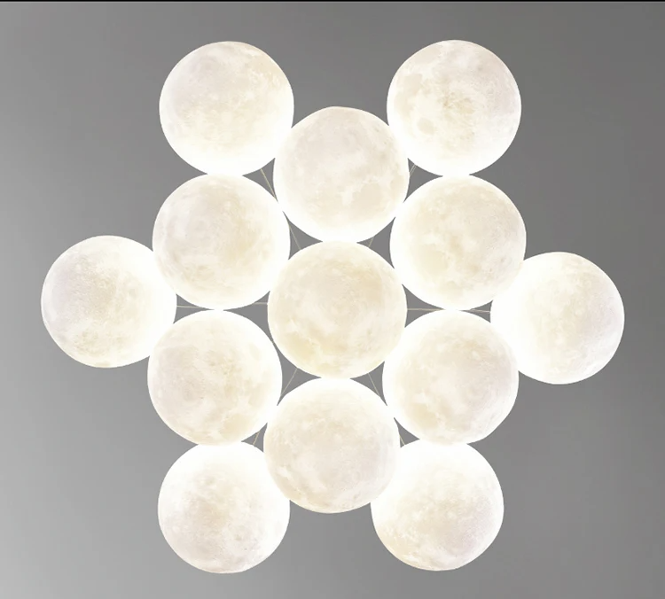 DreamGlow KidsChandelier – Moderne 3D-Print Kinderkamer Hanglamp - hanglampen - in de kamer