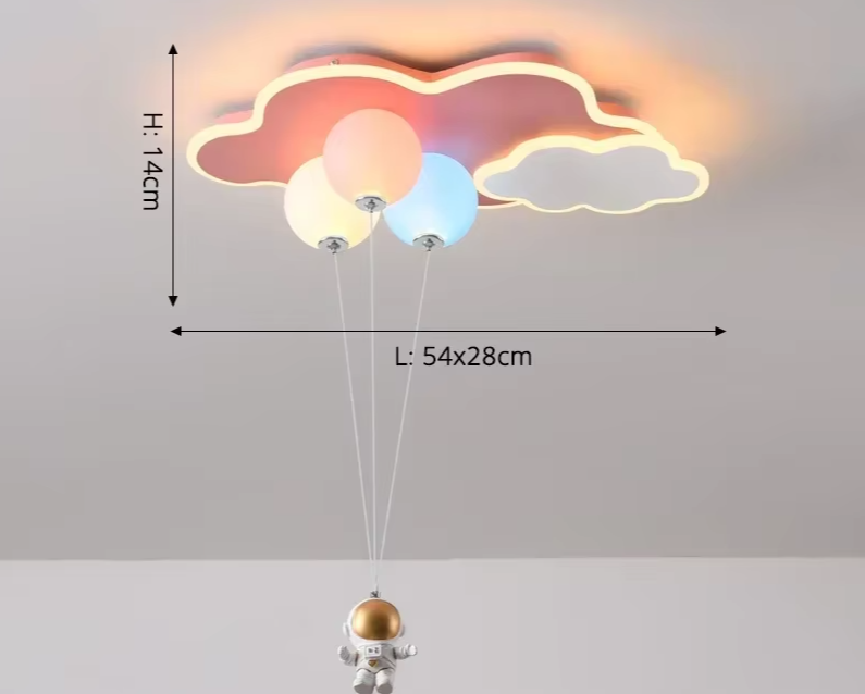 Nordic Astronaut Cloud LED Hanging Lamp