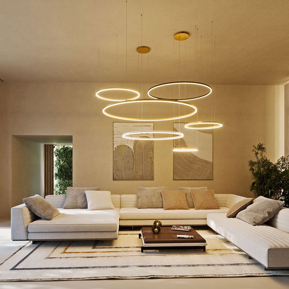 Skapetze - Ring 80 Led Hanglamp - hanglampen - sfeerbeeld