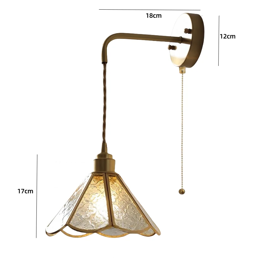Aurora Copper Wall Light - wandlamp