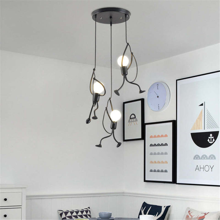 Funkylight | Retro Wandlamp Iron Man - wandlampen - materiaaldetail