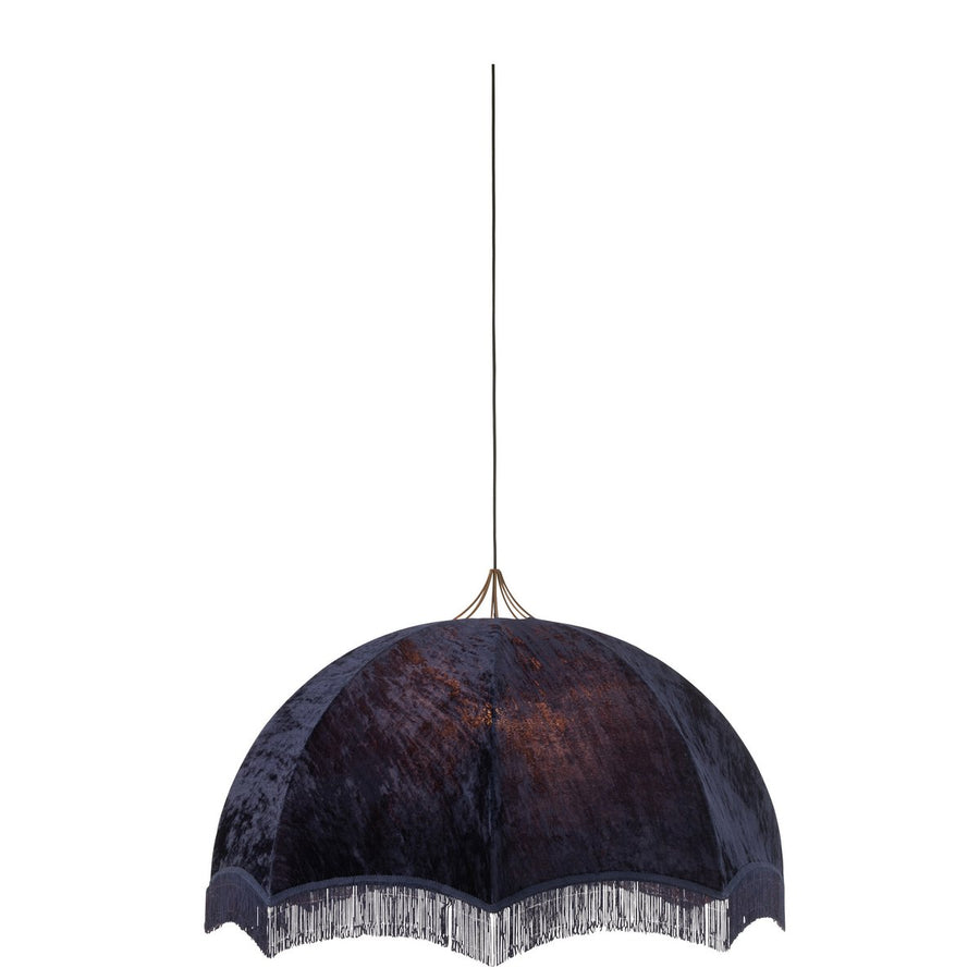 J-Line - Pendant Lamp Velvet/Cotton Purple