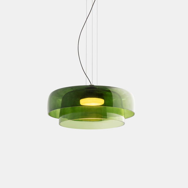 Moderne Hanglamp Van Noors Glas - hanglampen - zijaanzicht
