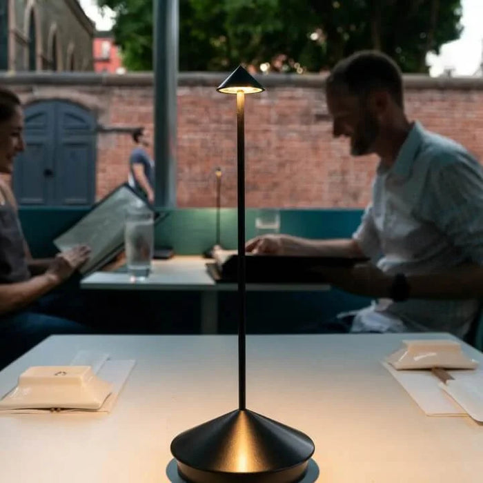 LED Minimalistische Draadloze Tafellamp - tafellampen - zijaanzicht
