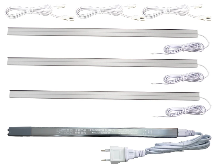 LUMISHELF Onzichtbare LED Strip voor 18mm Planken - verlichting - zijaanzicht