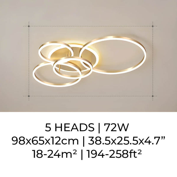 Unieke en Moderne Led-Plafondlamp - plafondlamp - materiaaldetail