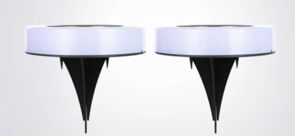 Moderne Zonne-Energie LED Tuinlamp - buitenverlichting - sfeerbeeld