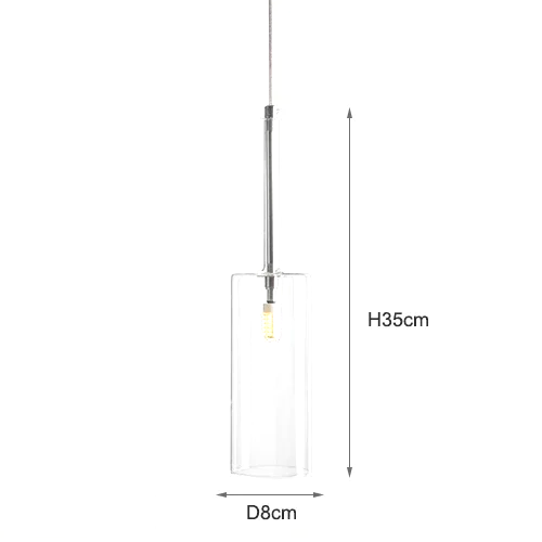 LuceVetro Eleganza – Italian Minimalist Design Pendant Lamp