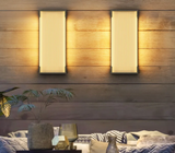 SolarSteel Wall Lamp – Solar-powered Outdoor Lamp in Stainless Steel