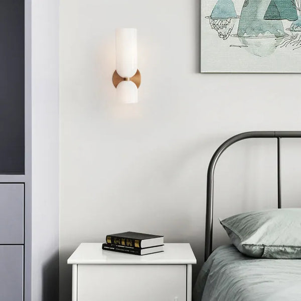 Dubbele Kop Glazen Wandlamp Led Sconce - wandlampen - afmetingen