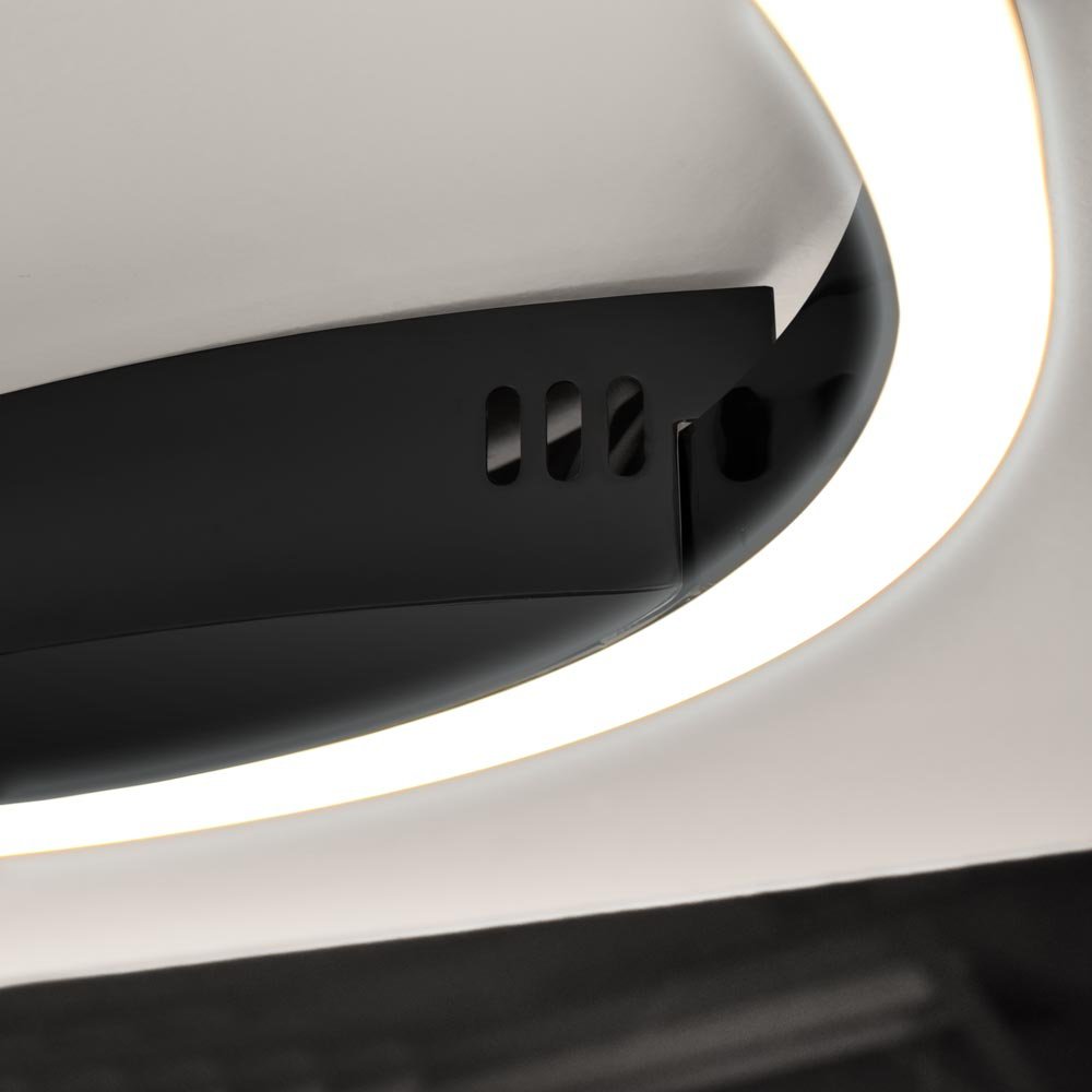 Skapetze - S.LUCE Ring 40 LED Plafond & Wandlamp Dimbaar - wandlampen - in de kamer