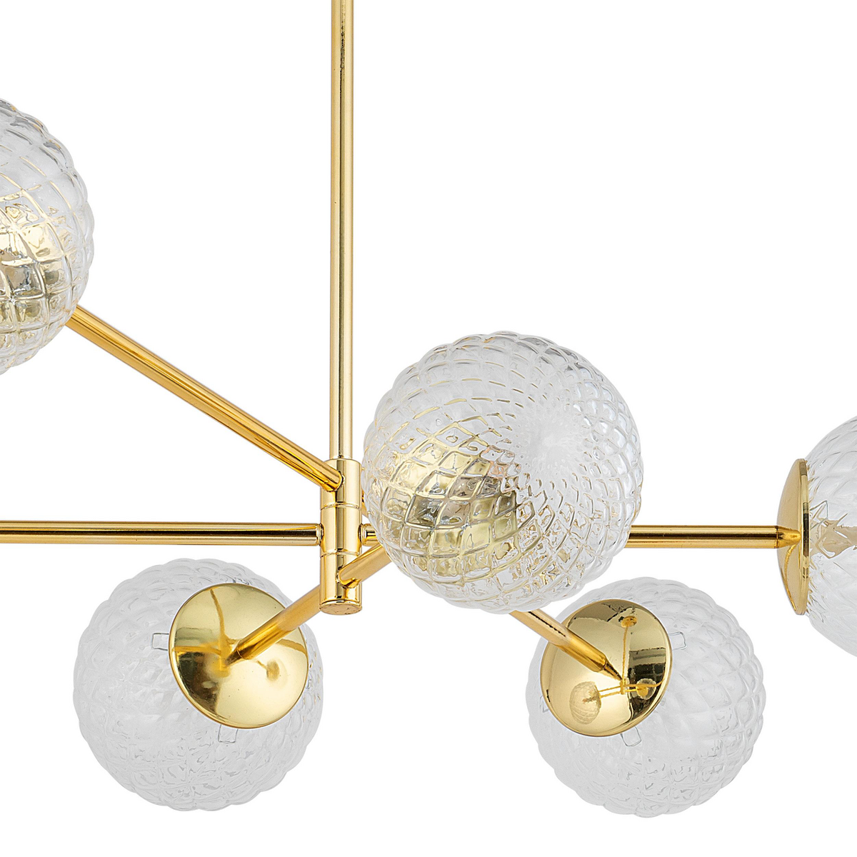 Huber Meubels - Cadix Goud Vi Hanglamp - hanglampen - sfeerbeeld