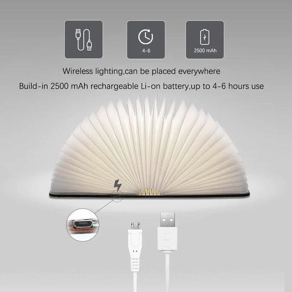 Betoverde Boekenlamp Voor Op Tafel Met Warm Licht - lamp