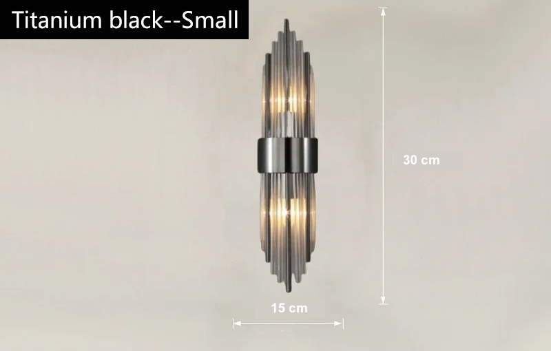 AuriLux Nordic Kristallen Wandlamp - wandlampen - sfeerbeeld