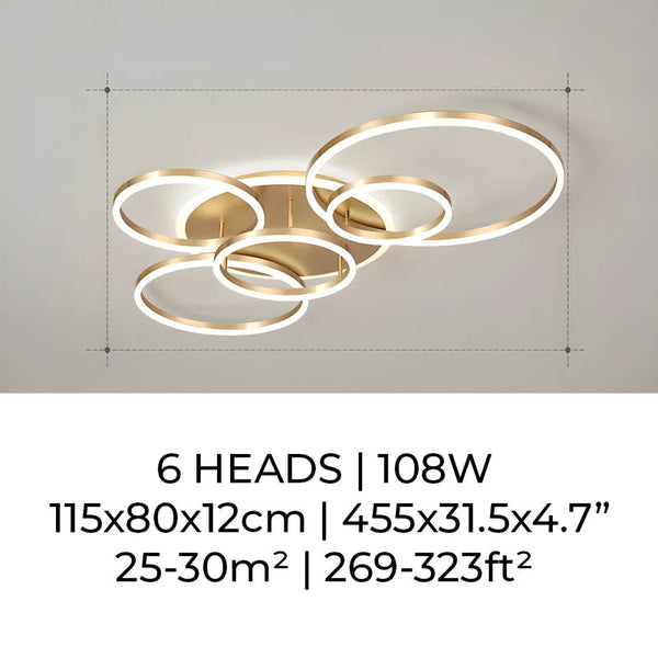 Unieke en Moderne Led-Plafondlamp - plafondlamp - detail