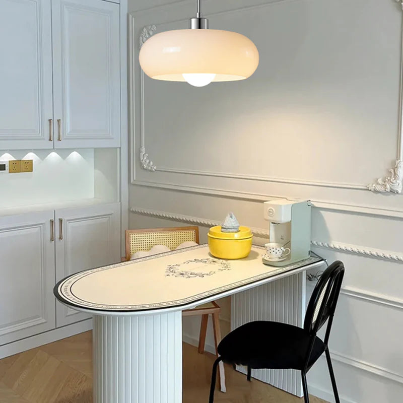 Hailie Broodvormige Glazen Hanglamp - hanglampen