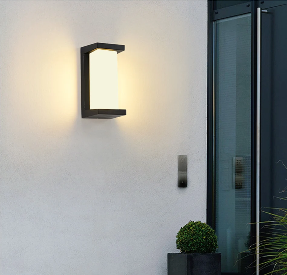 RAINFORCE IP65 LED Buitenwandlamp - buitenverlichting - close-up